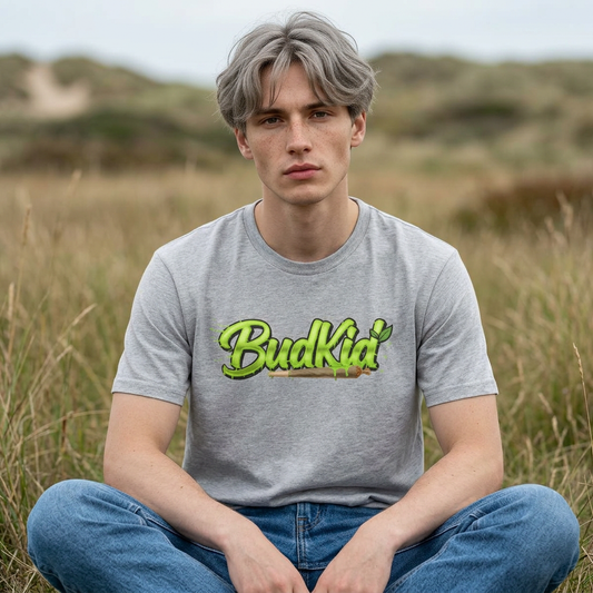 BudKid Grünes Logo-T-Shirt