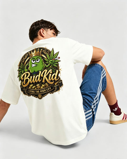 OFFICIAL BUDKID - BACK LOGO OVERSIZED TEE