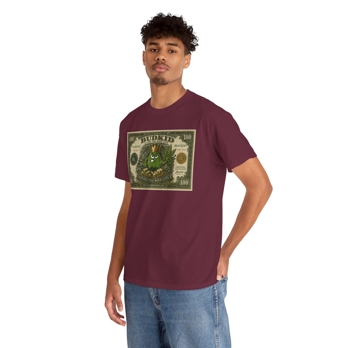 BUDKID “LIVING THE HIGH LIFE” $ TEE