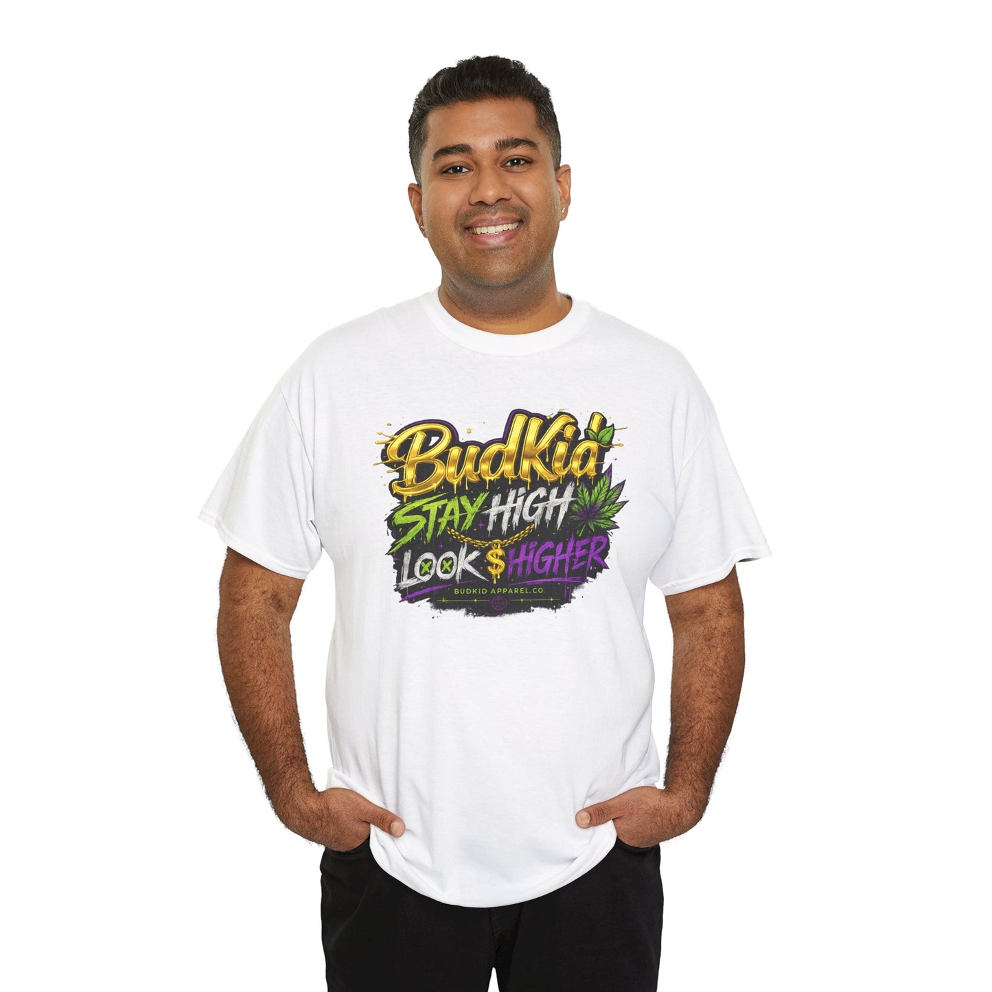 BUDKID ‘STAY HIGH LOOK HIGHER’ TEE
