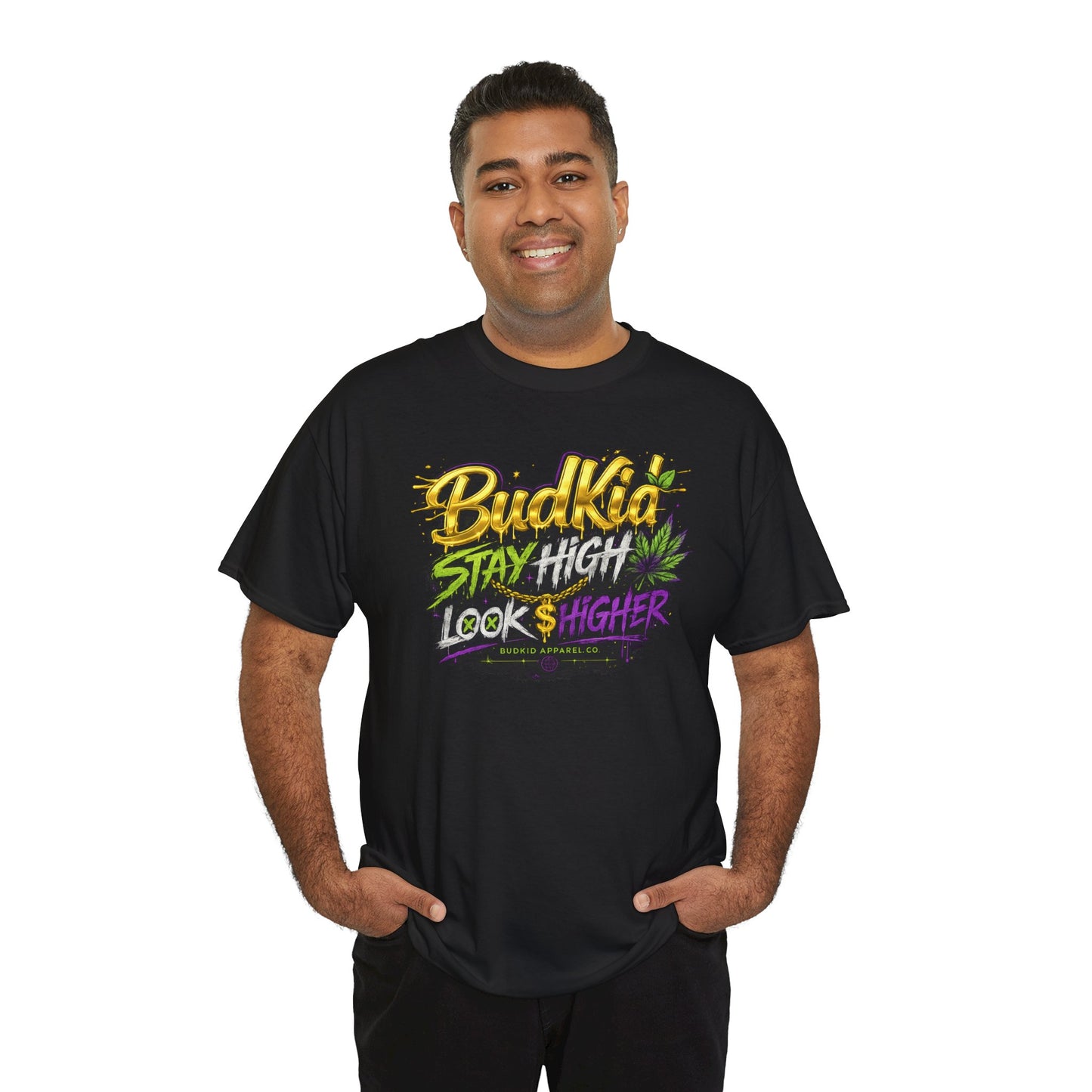 BUDKID ‘STAY HIGH LOOK HIGHER’ TEE