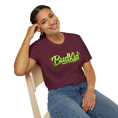 BUDKID GREEN NEON TEE