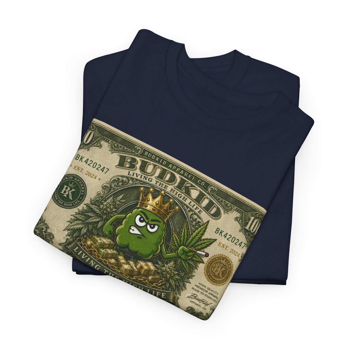BUDKID “LIVING THE HIGH LIFE” $ TEE