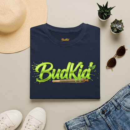 BUDKID GREEN NEON TEE