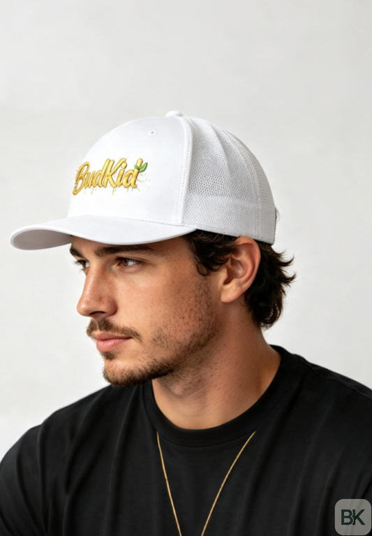 BUDKID GOLD LOGO SNAPBACK CAP