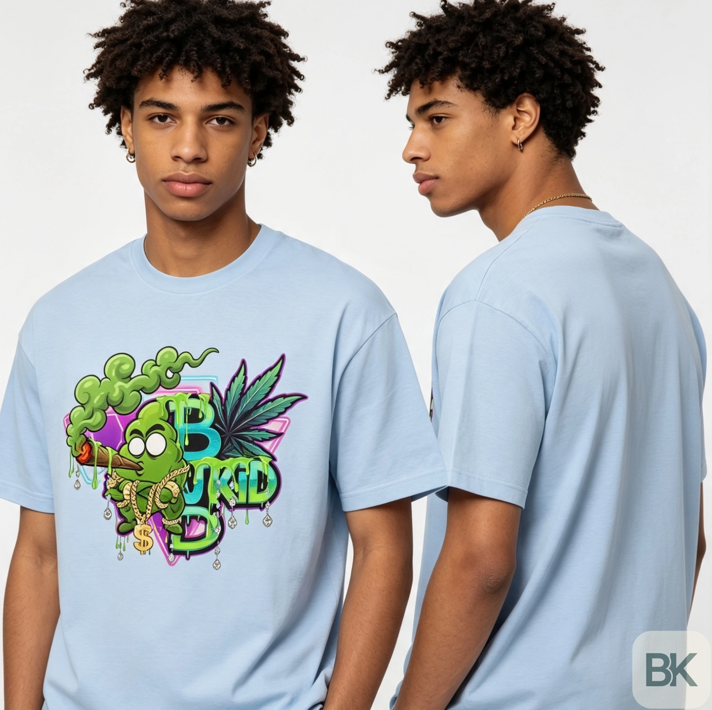 Budkid Psychedelic Logo-T-Shirt