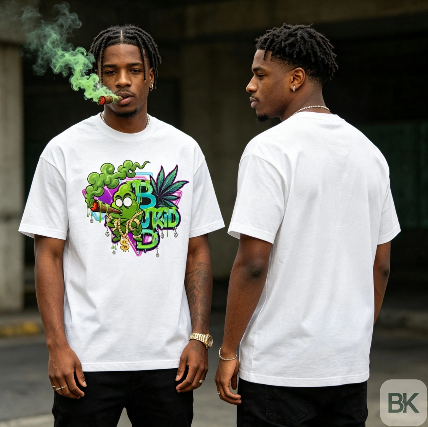 Budkid Psychedelic Logo-T-Shirt