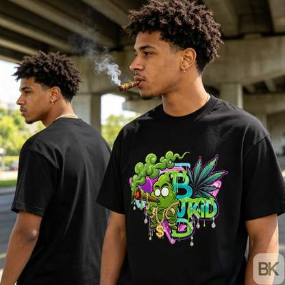 Budkid Psychedelic Logo-T-Shirt