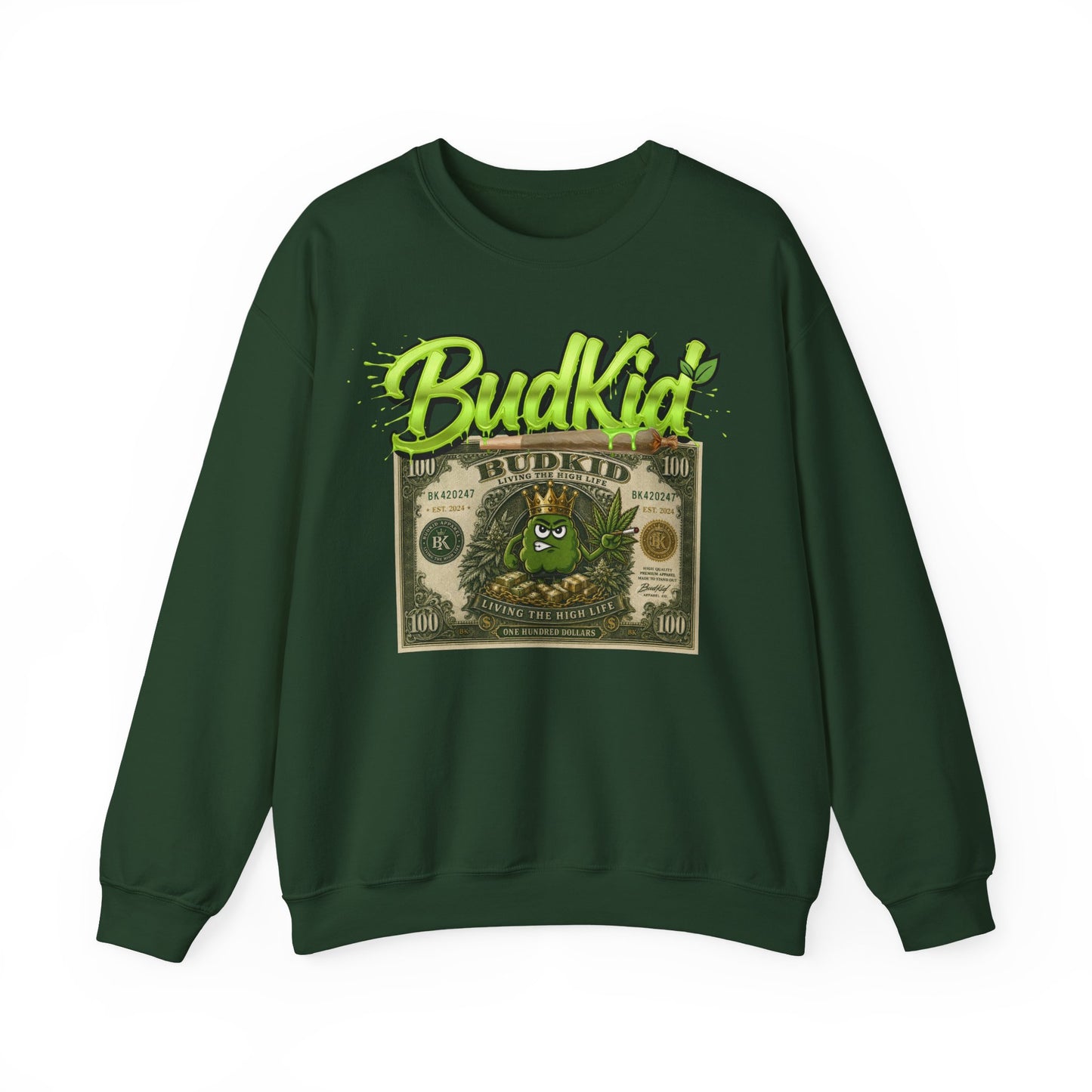 BUDKID $ CREWNECK JUMPER