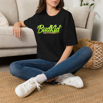 BUDKID GREEN NEON TEE
