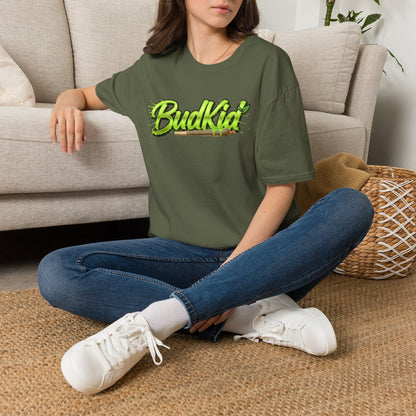 BUDKID GREEN NEON TEE