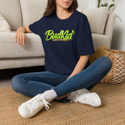BUDKID GREEN NEON TEE