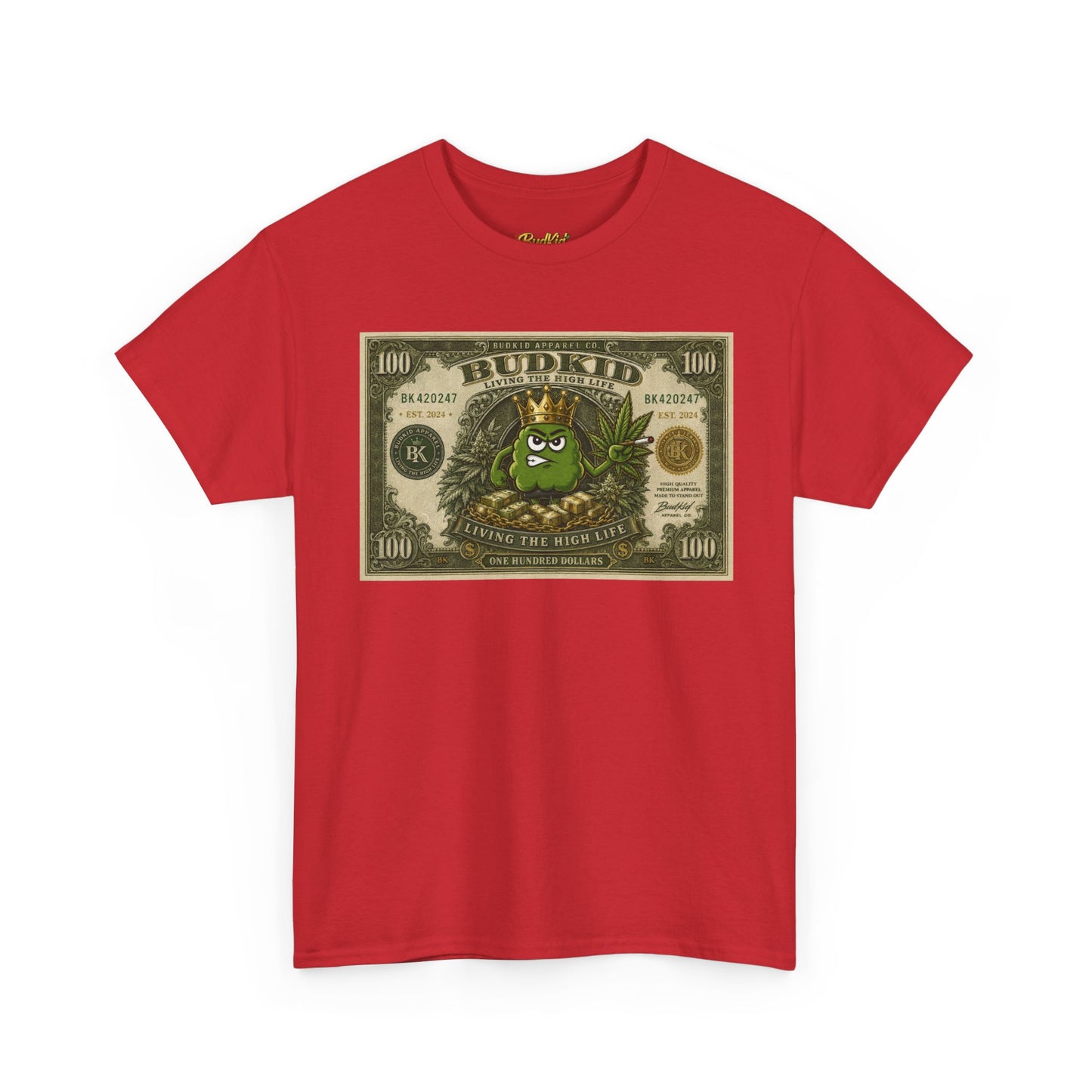 BUDKID “LIVING THE HIGH LIFE” $ TEE