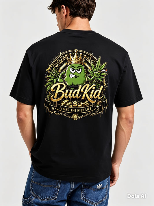 OFFICIAL BUDKID - BACK LOGO OVERSIZED TEE