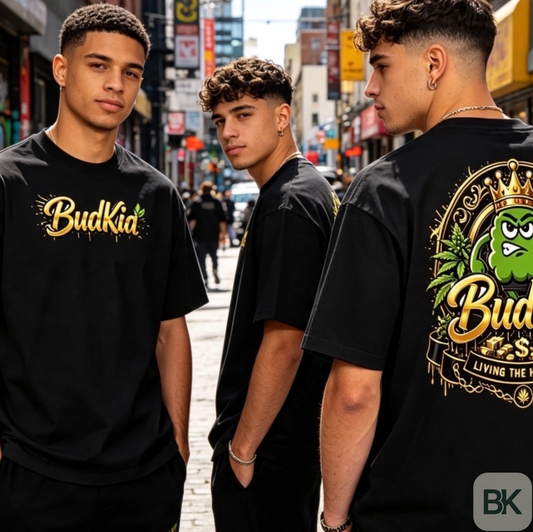OFFICIAL BUDKID - BACK LOGO OVERSIZED TEE